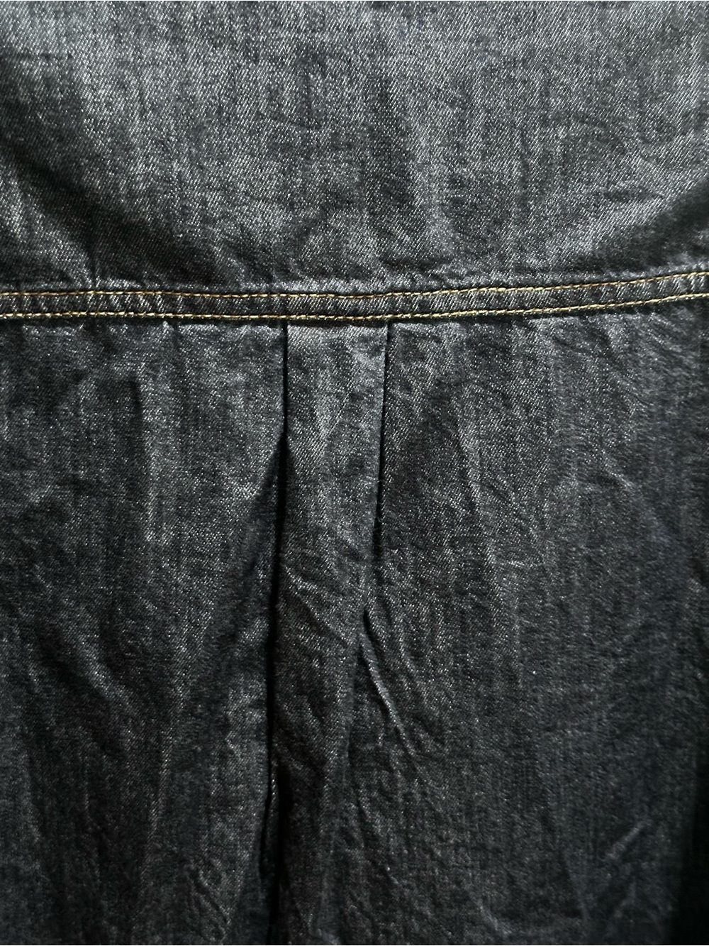 Anthropologie Pilcro Denim Ruffle Sleeve Button-Front Shirt - Picture 10 of 10